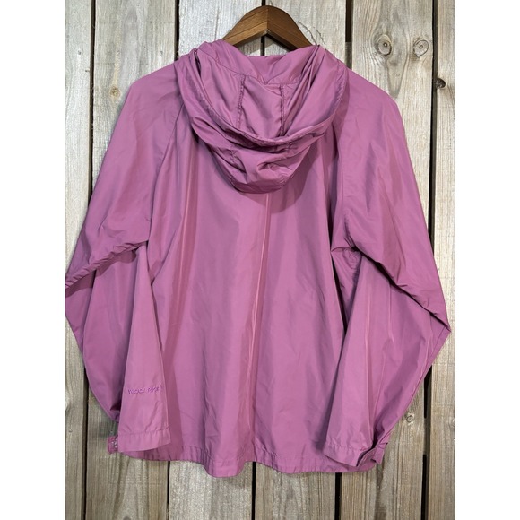 Woolrich Beach Plum Hooded Windbreaker M 💜 Lightweight Hiking Jacket - Picture 2 of 7